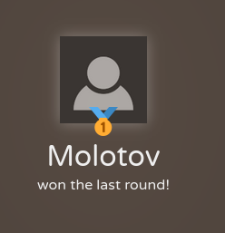 Molotov Discord embed: Molotov won the last round